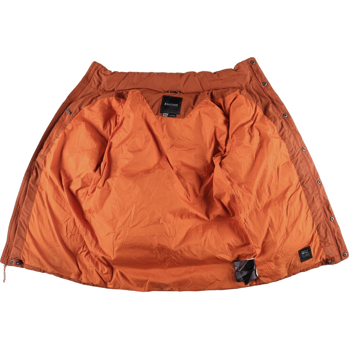 Marmot FOR LIFE 700 Fill Power Ripstop Down Jacket, Men's Size Medium Recycled nylon orange type Vintage Second Hand