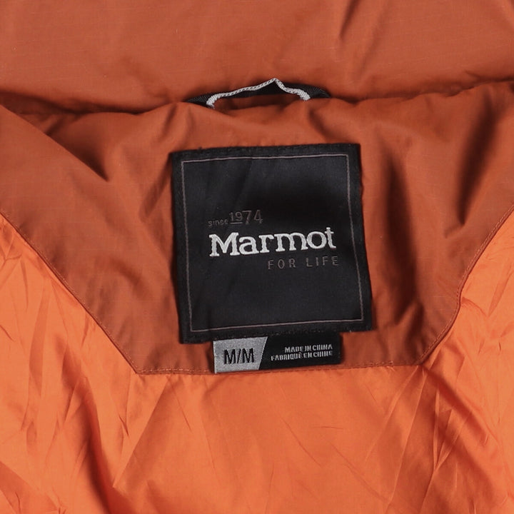 Marmot FOR LIFE 700 Fill Power Ripstop Down Jacket, Men's Size Medium Recycled nylon orange type Vintage Second Hand