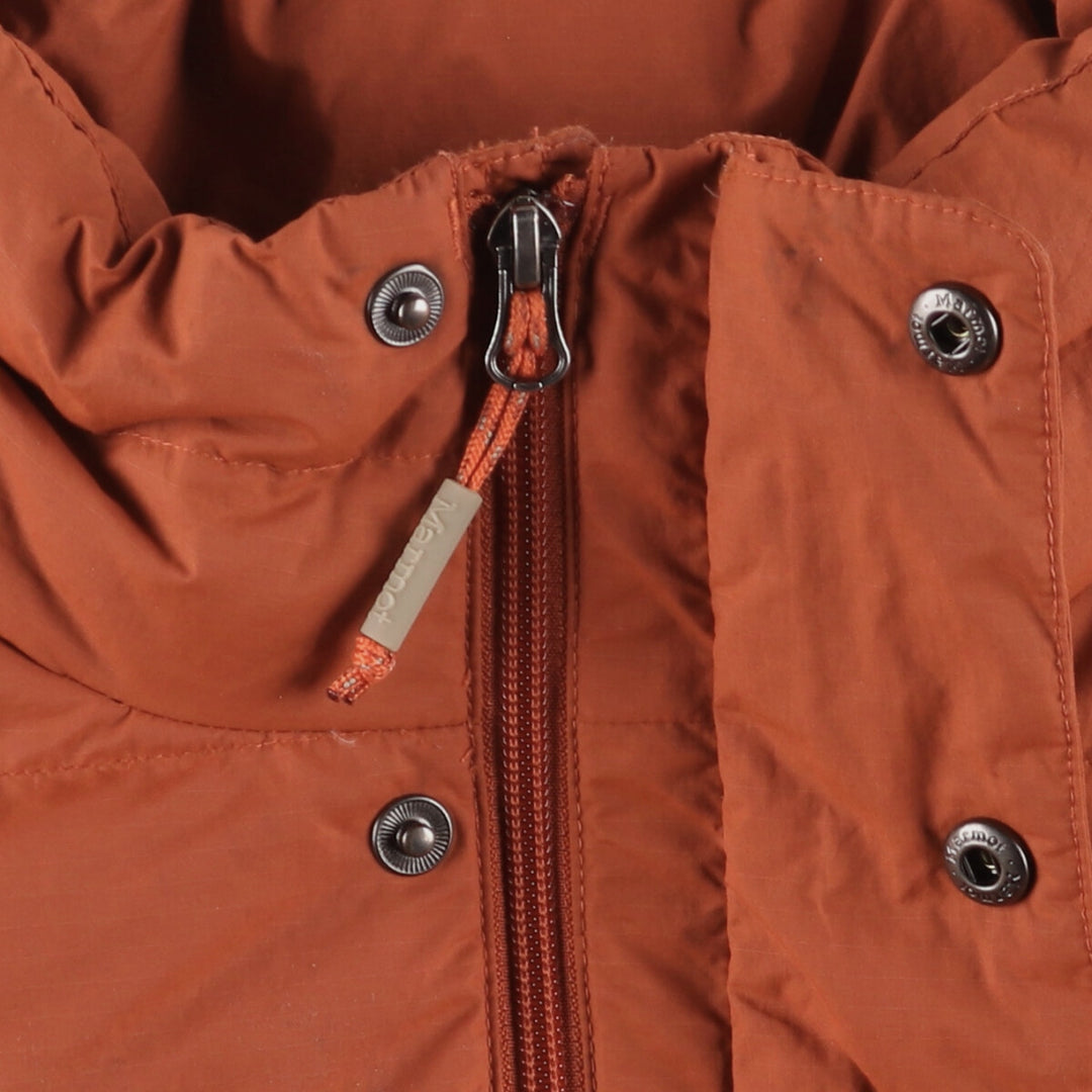 Marmot FOR LIFE 700 Fill Power Ripstop Down Jacket, Men's Size Medium Recycled nylon orange type Vintage Second Hand