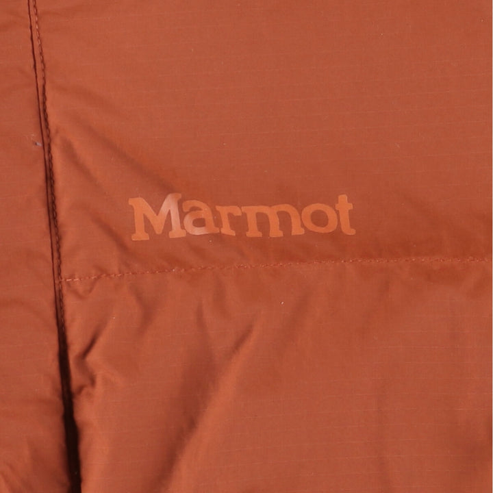 Marmot FOR LIFE 700 Fill Power Ripstop Down Jacket, Men's Size Medium Recycled nylon orange type Vintage Second Hand