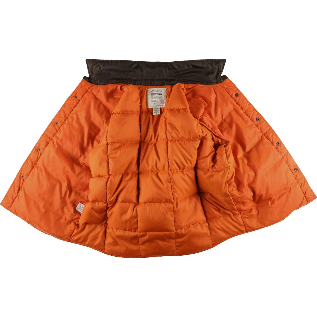 Eddie Bauer Collared Goose Down Jacket, Men's XL polyester Khaki type Vintage Second Hand