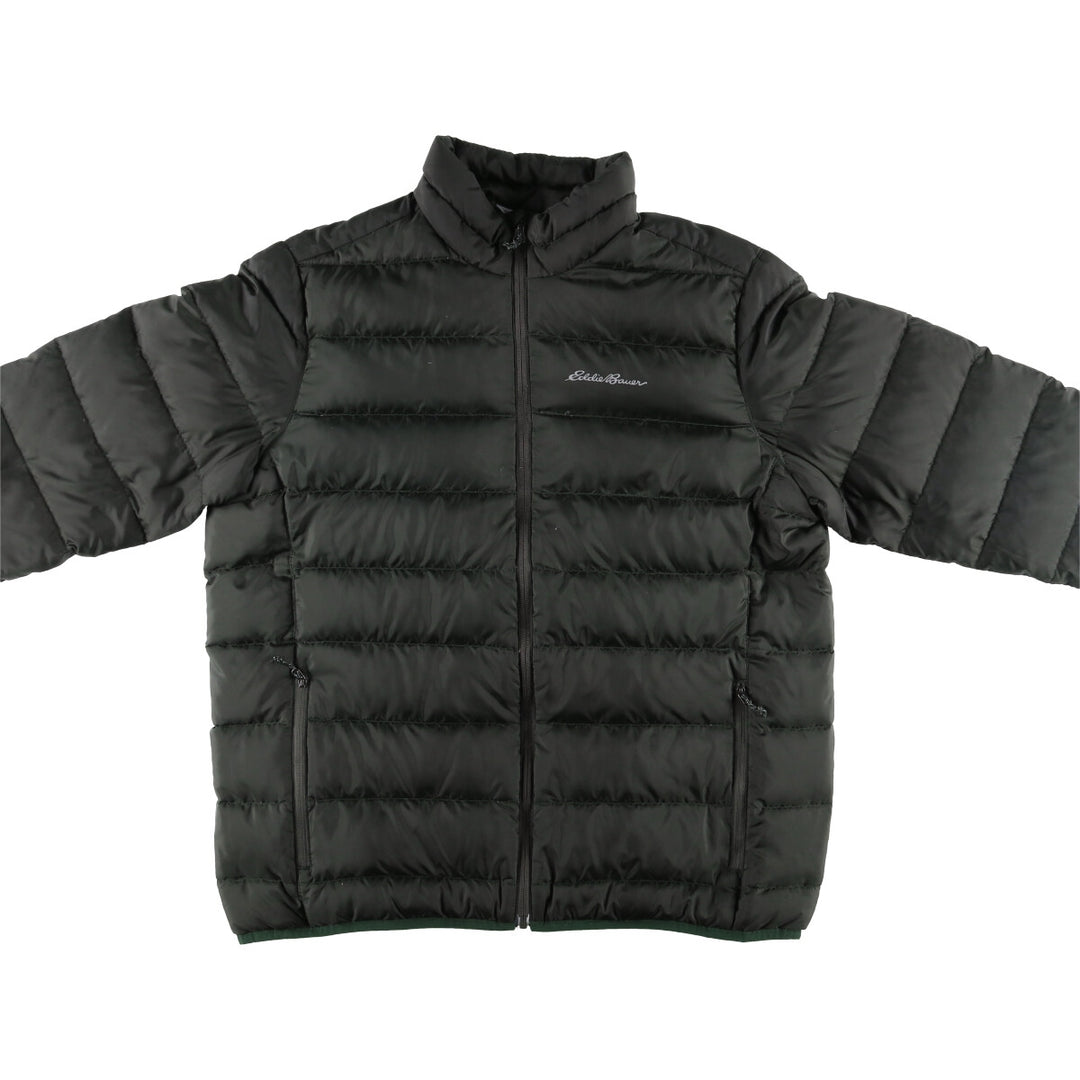 Eddie Bauer 650 Fill Power Down Jacket, Men's Size L polyester Green type dark green Vintage Second Hand