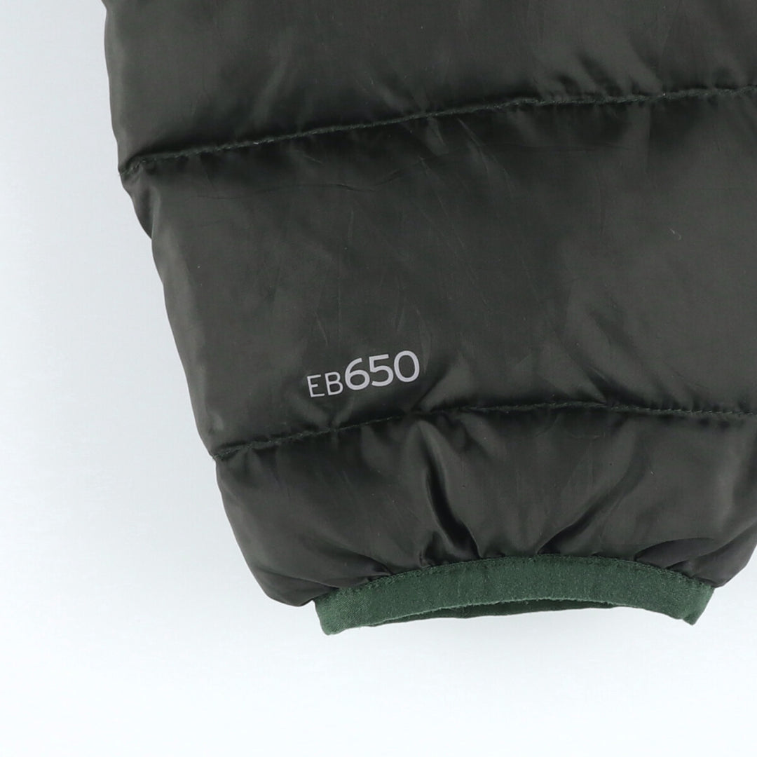 Eddie Bauer 650 Fill Power Down Jacket, Men's Size L polyester Green type dark green Vintage Second Hand