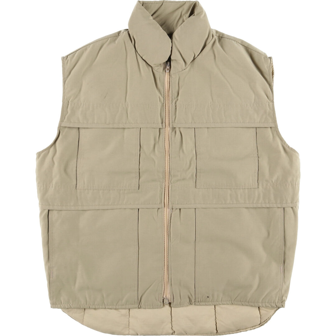 Vintage 1970s-1980'S Ascente padded goose down vest, made in the USA, size M, men's polyester Beige type Vintage Second Hand