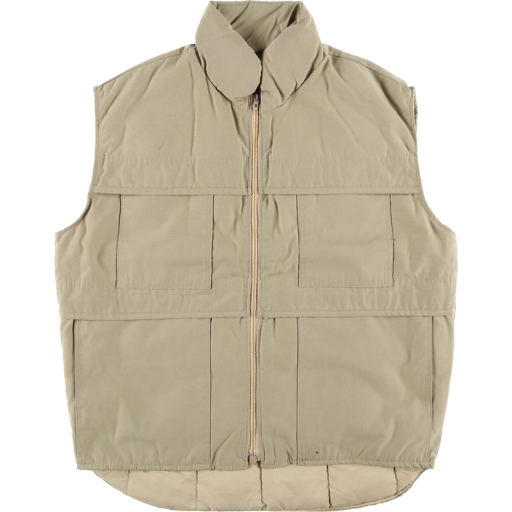 Vintage 1970s-1980'S Ascente padded goose down vest, made in the USA, size M, men's polyester Beige type Vintage Second Hand