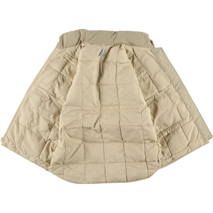 Vintage 1970s-1980'S Ascente padded goose down vest, made in the USA, size M, men's polyester Beige type Vintage Second Hand
