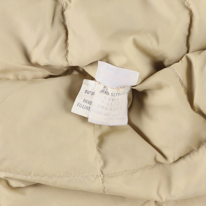 Vintage 1970s-1980'S Ascente padded goose down vest, made in the USA, size M, men's polyester Beige type Vintage Second Hand
