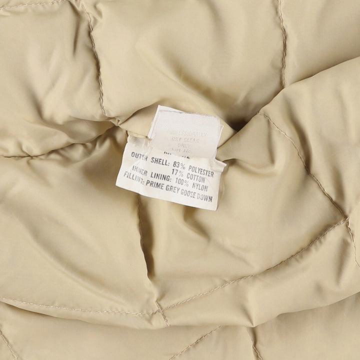 Vintage 1970s-1980'S Ascente padded goose down vest, made in the USA, size M, men's polyester Beige type Vintage Second Hand