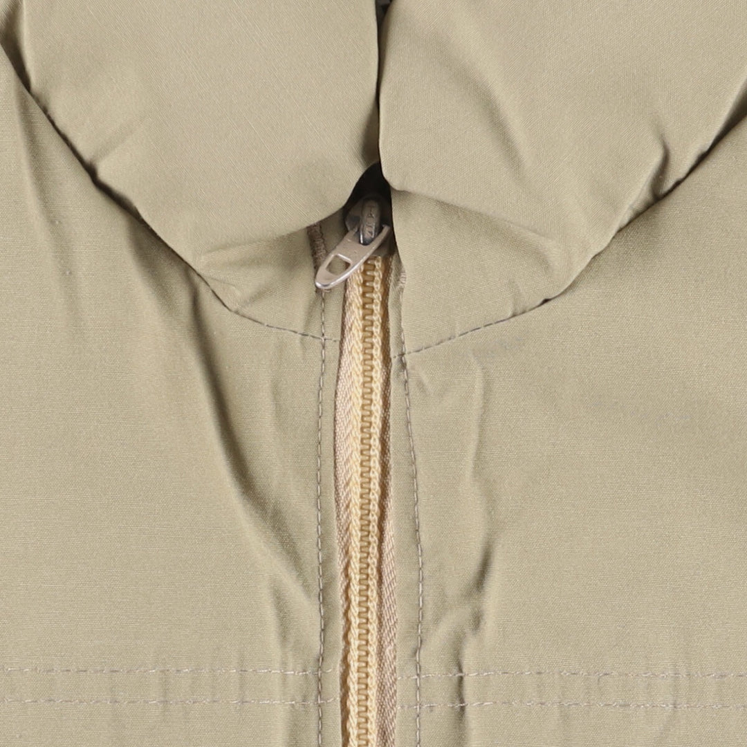 Vintage 1970s-1980'S Ascente padded goose down vest, made in the USA, size M, men's polyester Beige type Vintage Second Hand