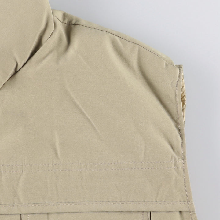 Vintage 1970s-1980'S Ascente padded goose down vest, made in the USA, size M, men's polyester Beige type Vintage Second Hand