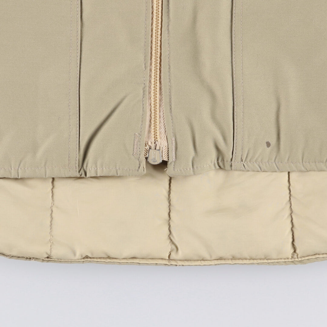 Vintage 1970s-1980'S Ascente padded goose down vest, made in the USA, size M, men's polyester Beige type Vintage Second Hand