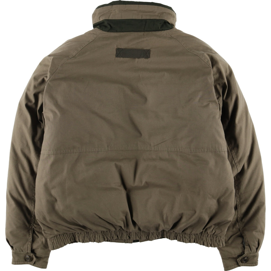 Members Only Down Jacket, Men's Size L cotton Khaki type beige Vintage Second Hand