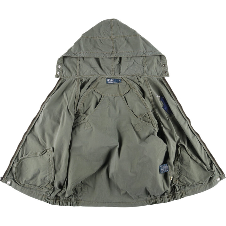 Ralph Lauren POLO by Ralph Lauren Big Pony Cotton Parka Men's M size cotton green type Vintage Second Hand
