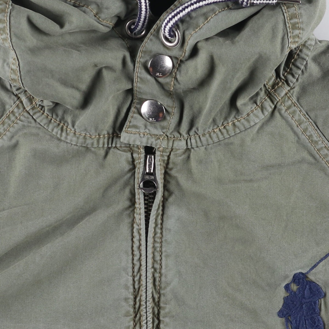 Ralph Lauren POLO by Ralph Lauren Big Pony Cotton Parka Men's M size cotton green type Vintage Second Hand