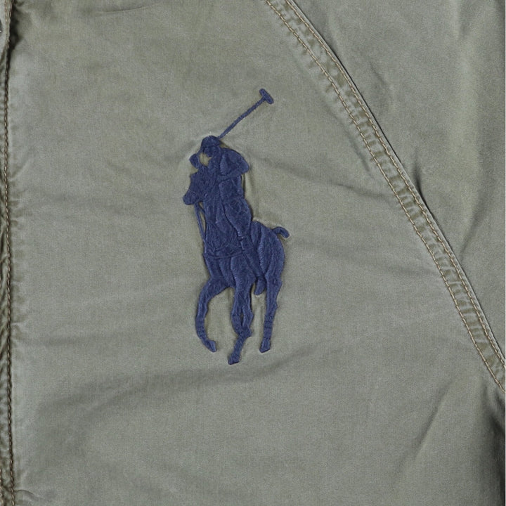 Ralph Lauren POLO by Ralph Lauren Big Pony Cotton Parka Men's M size cotton green type Vintage Second Hand