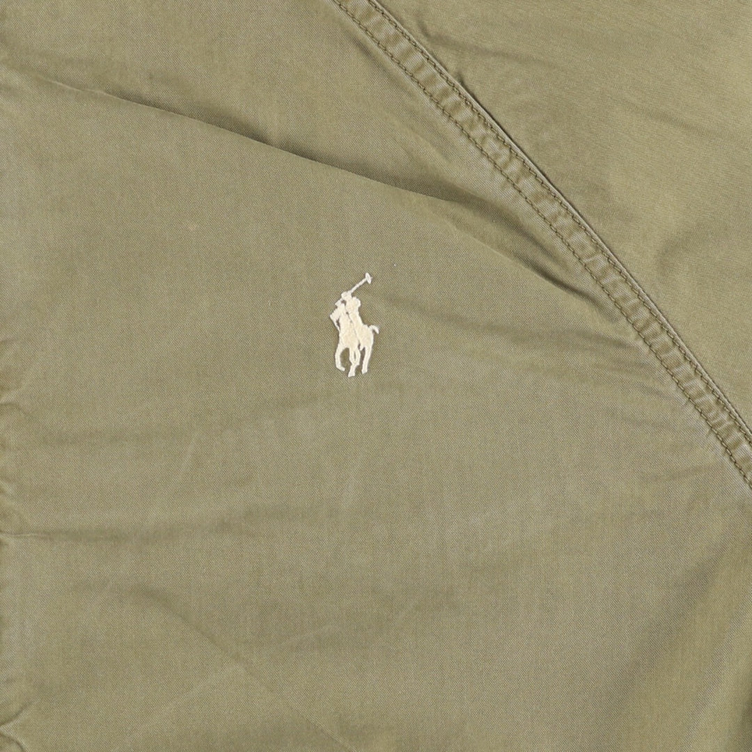 Ralph Lauren POLO RALPH LAUREN cotton hoodie, men's size L cotton Khaki type Vintage Second Hand
