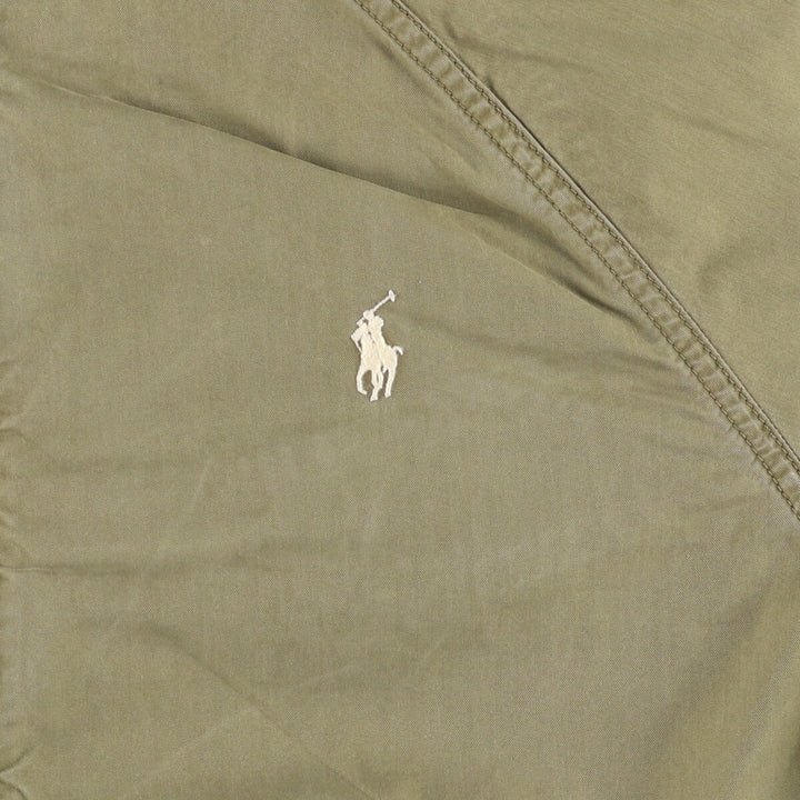 Ralph Lauren POLO RALPH LAUREN cotton hoodie, men's size L cotton Khaki type Vintage Second Hand