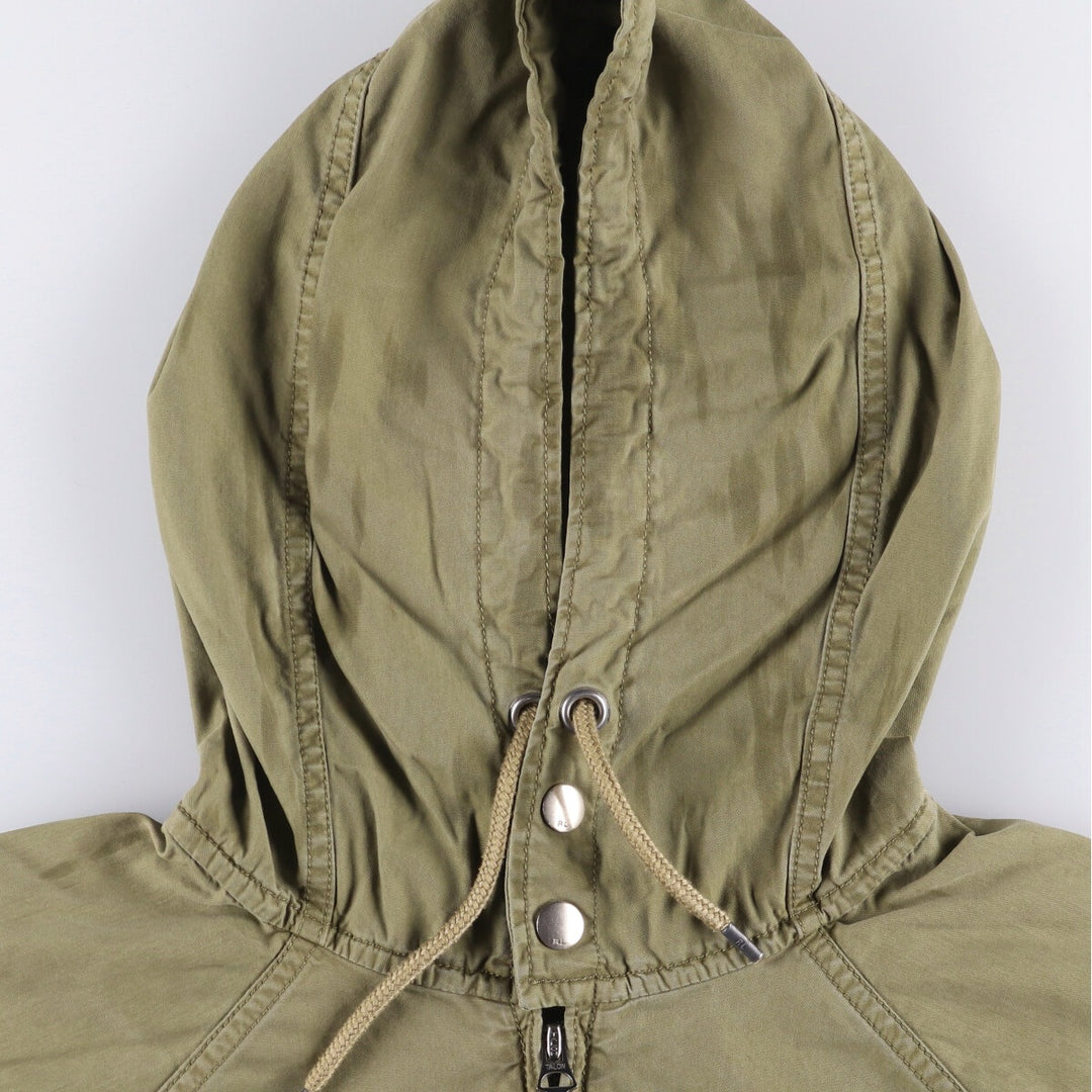 Ralph Lauren POLO RALPH LAUREN cotton hoodie, men's size L cotton Khaki type Vintage Second Hand