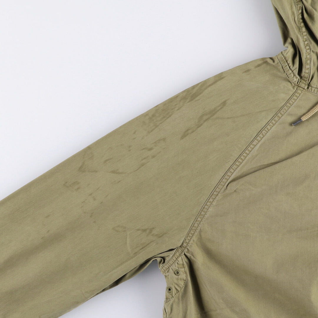 Ralph Lauren POLO RALPH LAUREN cotton hoodie, men's size L cotton Khaki type Vintage Second Hand