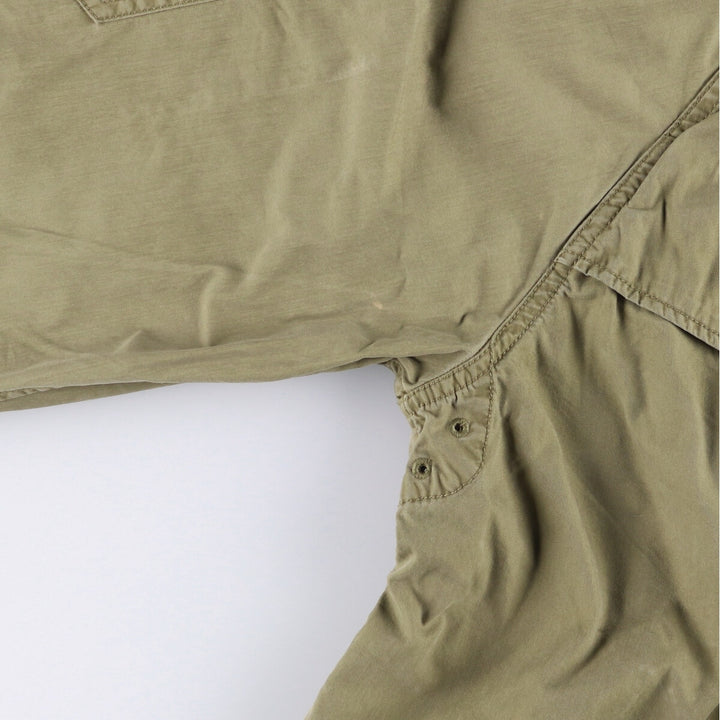 Ralph Lauren POLO RALPH LAUREN cotton hoodie, men's size L cotton Khaki type Vintage Second Hand