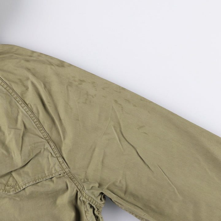 Ralph Lauren POLO RALPH LAUREN cotton hoodie, men's size L cotton Khaki type Vintage Second Hand