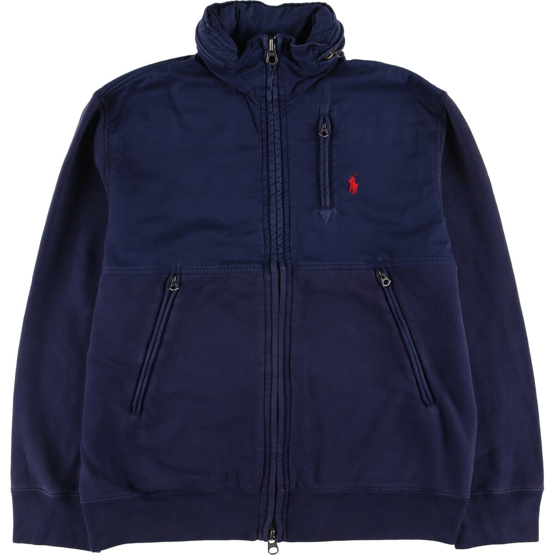 Ralph Lauren POLO by Ralph Lauren cotton jacket, men's size L cotton navy blue type Vintage Second Hand