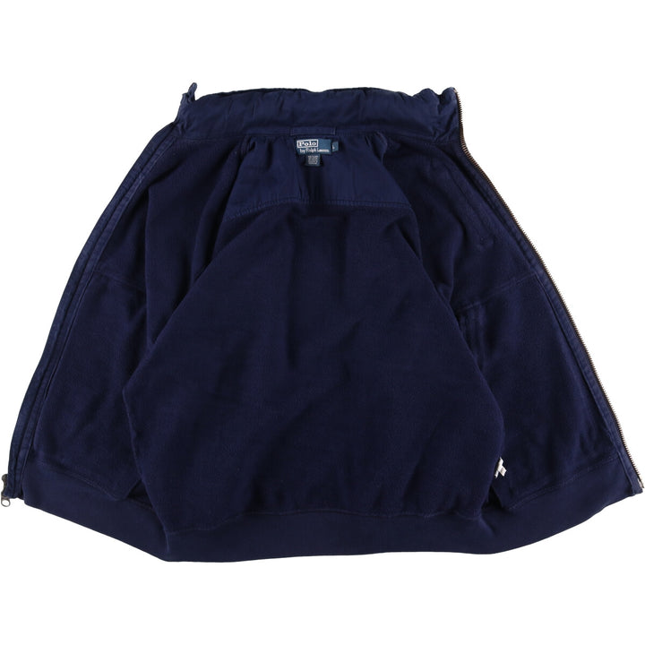 Ralph Lauren POLO by Ralph Lauren cotton jacket, men's size L cotton navy blue type Vintage Second Hand