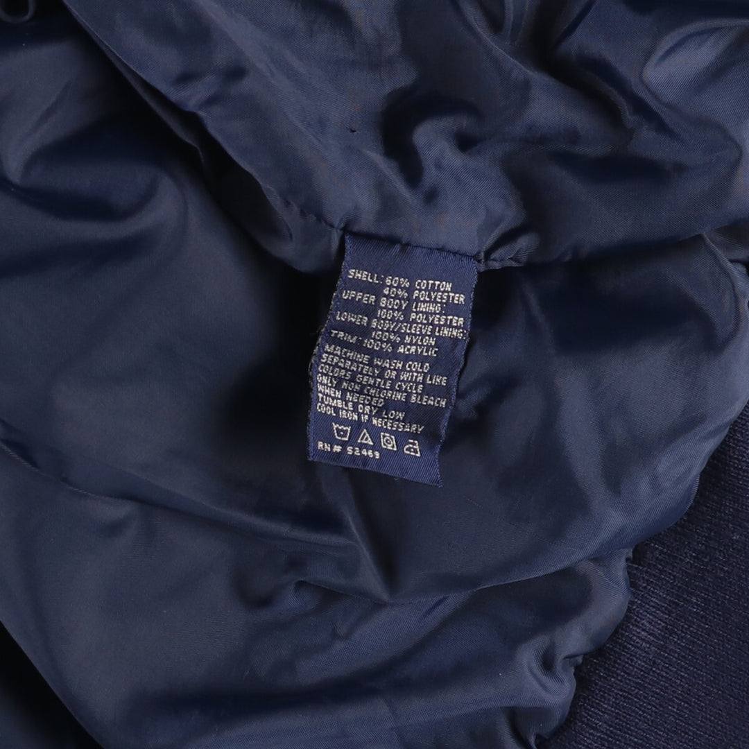 90'S Catalina La Paz Derby Jacket, Cup Shoulder, Men's Size L, Vintage cotton navy blue type Vintage Second Hand