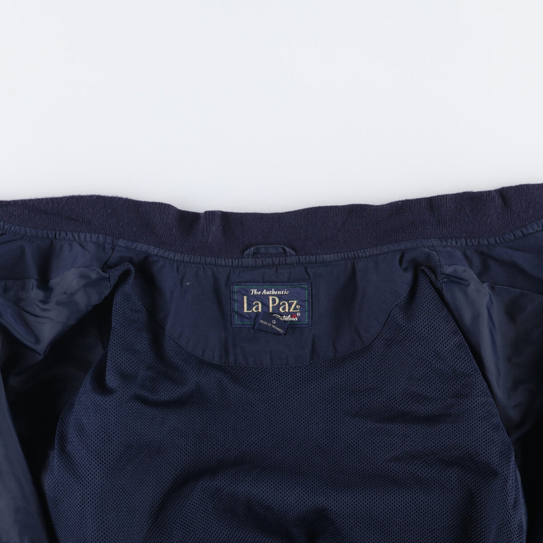 90'S Catalina La Paz Derby Jacket, Cup Shoulder, Men's Size L, Vintage cotton navy blue type Vintage Second Hand