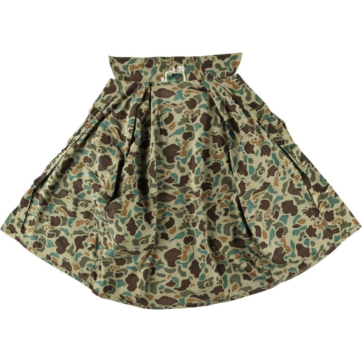 Vintage 1970'S World Famous Camouflage Duck Hunter Camo Cotton Jacket, Men's Size XL cotton Khaki type Vintage Second Hand