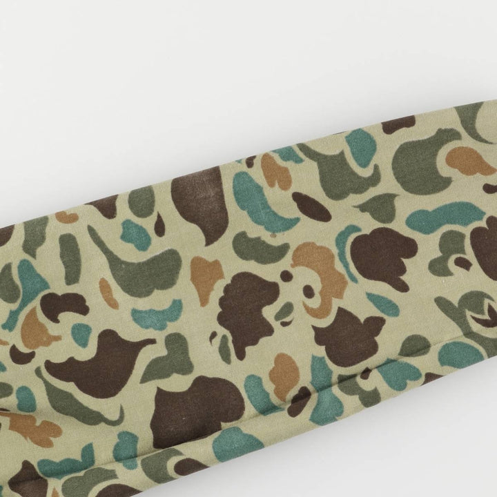 Vintage 1970'S World Famous Camouflage Duck Hunter Camo Cotton Jacket, Men's Size XL cotton Khaki type Vintage Second Hand