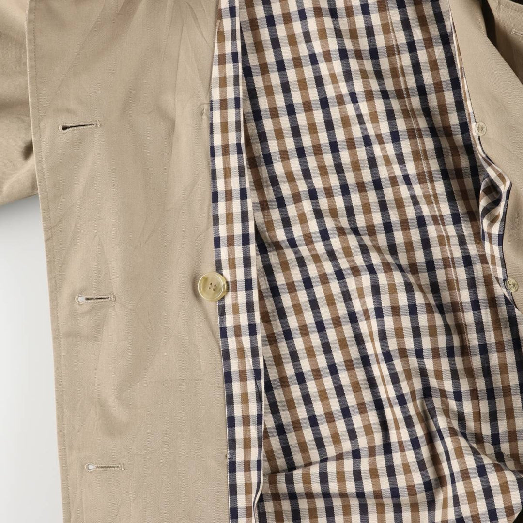 Aquascutum trench coat, made in the UK, women's size L cotton Beige type Vintage Second Hand