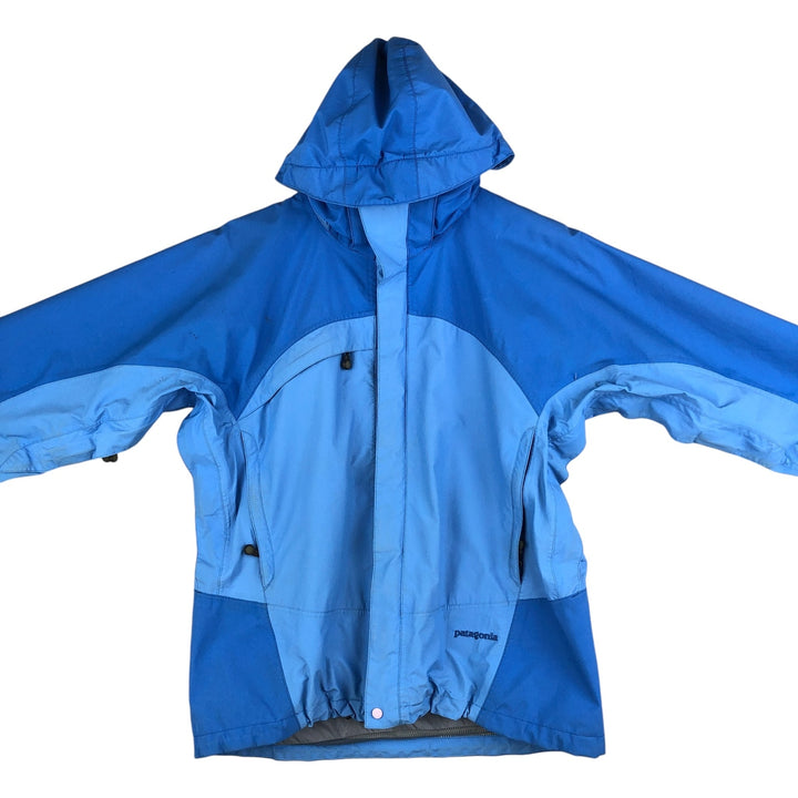 Patagonia GORE-TEX 83317FA Mountain Parka Shell Jacket, Women's Size M Nylon Blue type light blue Vintage Second Hand