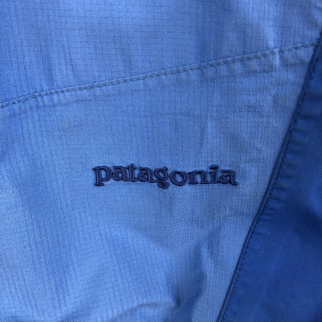 Patagonia GORE-TEX 83317FA Mountain Parka Shell Jacket, Women's Size M Nylon Blue type light blue Vintage Second Hand