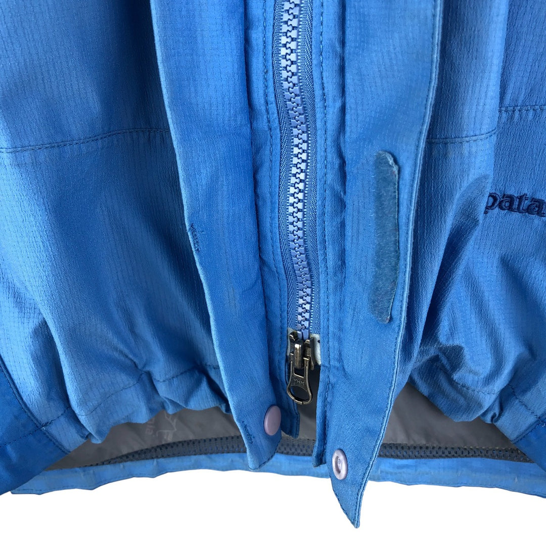 Patagonia GORE-TEX 83317FA Mountain Parka Shell Jacket, Women's Size M Nylon Blue type light blue Vintage Second Hand