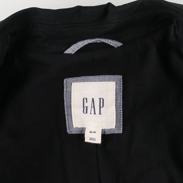 2000'S GAP Cotton Tailored Jacket, Women's Size XS cotton black type Vintage Second Hand