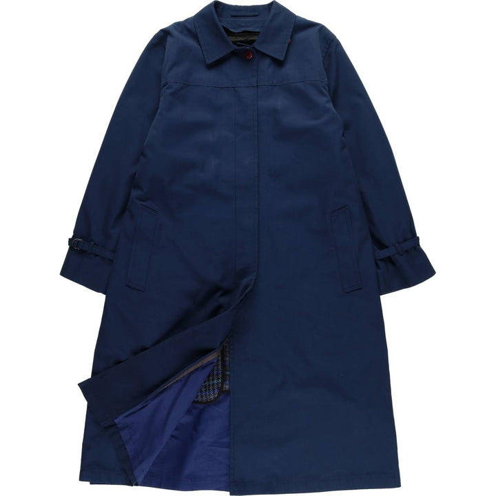 London Fog Balmacaan Coat, Women's, Size L polyester navy blue type Vintage Second Hand