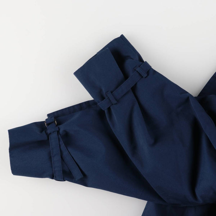 London Fog Balmacaan Coat, Women's, Size L polyester navy blue type Vintage Second Hand