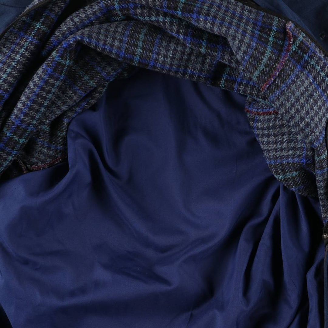 London Fog Balmacaan Coat, Women's, Size L polyester navy blue type Vintage Second Hand