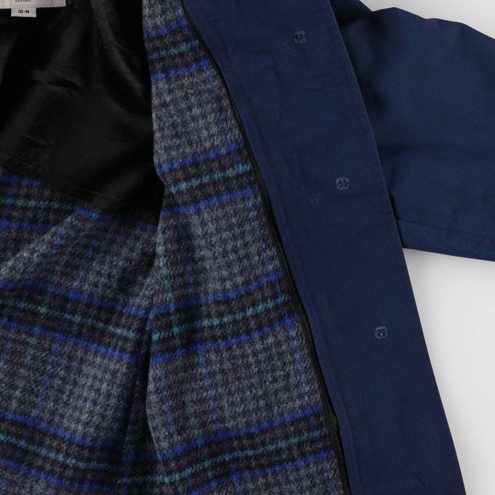 London Fog Balmacaan Coat, Women's, Size L polyester navy blue type Vintage Second Hand