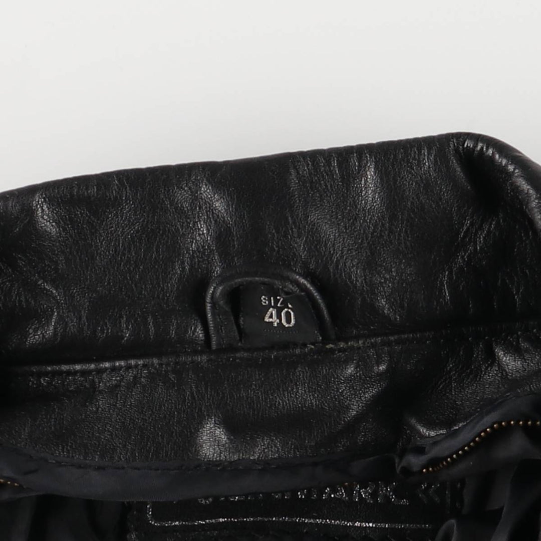 STEINMARK Vintage Single Rider Jacket, Men's Size M genuine leather black type Vintage Second Hand