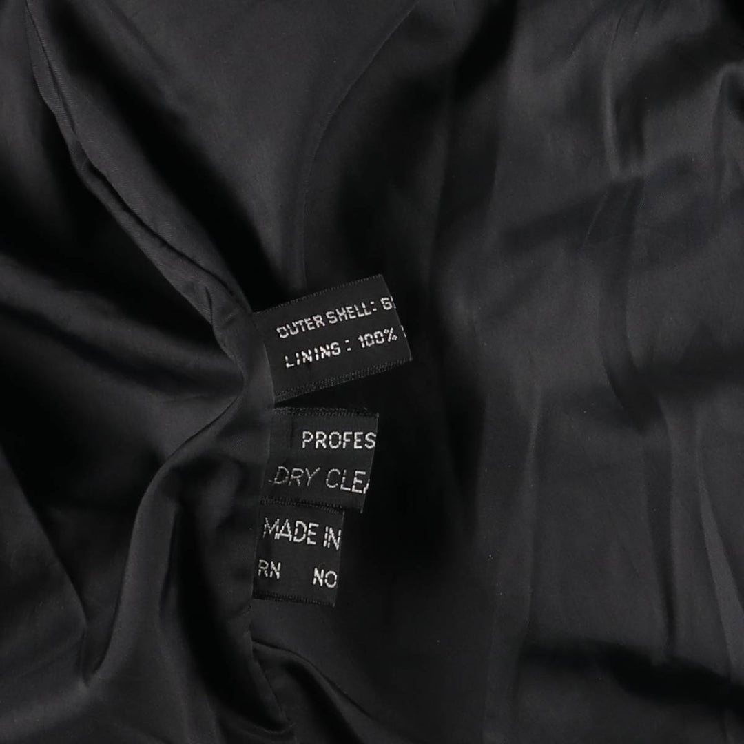 STEINMARK Vintage Single Rider Jacket, Men's Size M genuine leather black type Vintage Second Hand