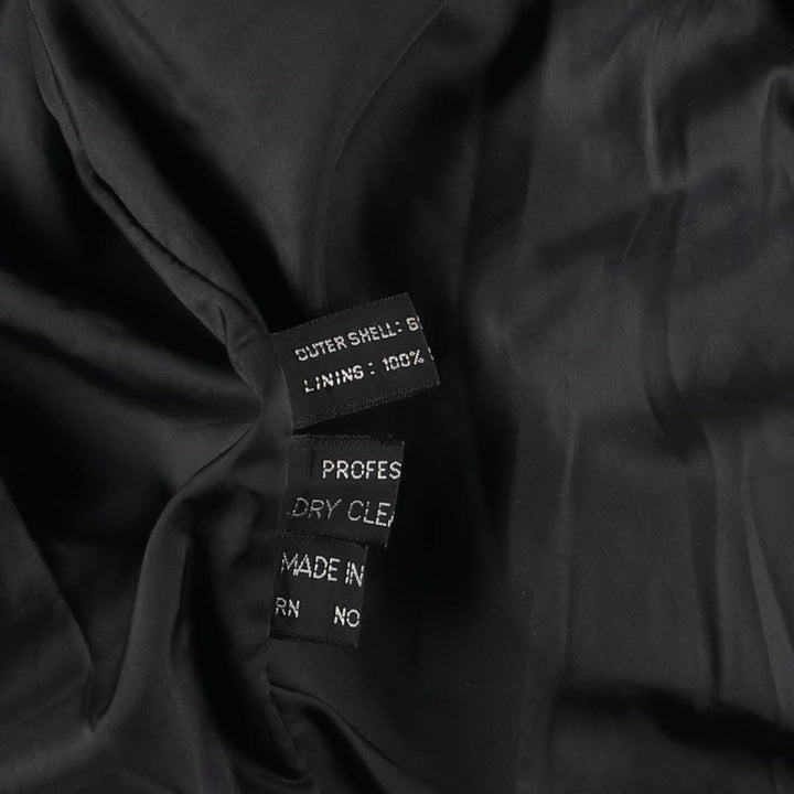 STEINMARK Vintage Single Rider Jacket, Men's Size M genuine leather black type Vintage Second Hand