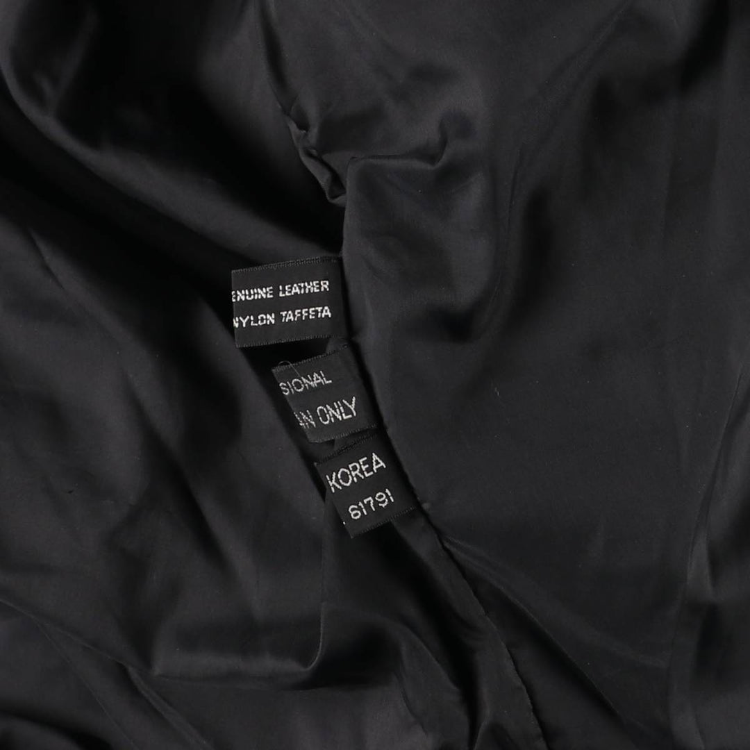 STEINMARK Vintage Single Rider Jacket, Men's Size M genuine leather black type Vintage Second Hand