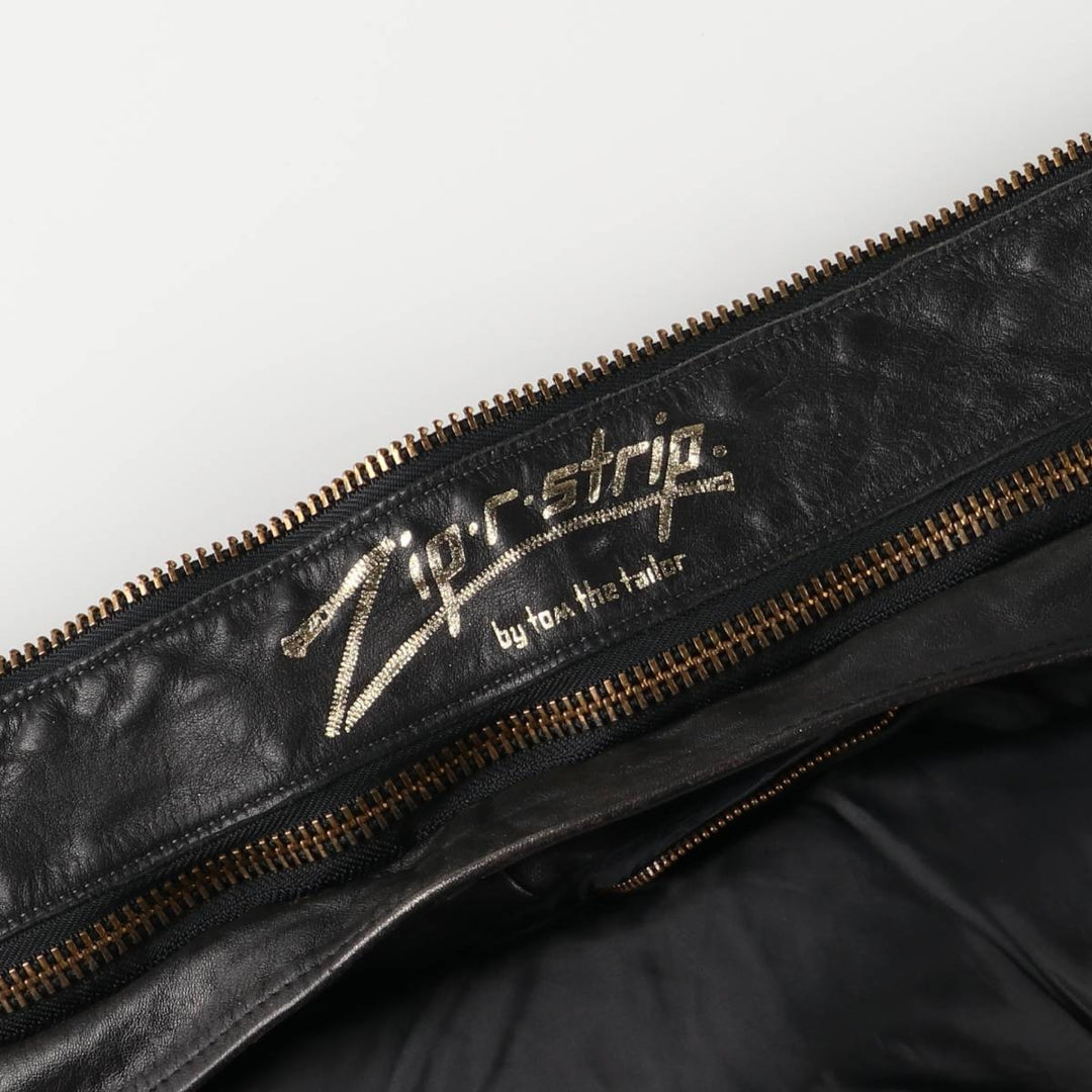 STEINMARK Vintage Single Rider Jacket, Men's Size M genuine leather black type Vintage Second Hand