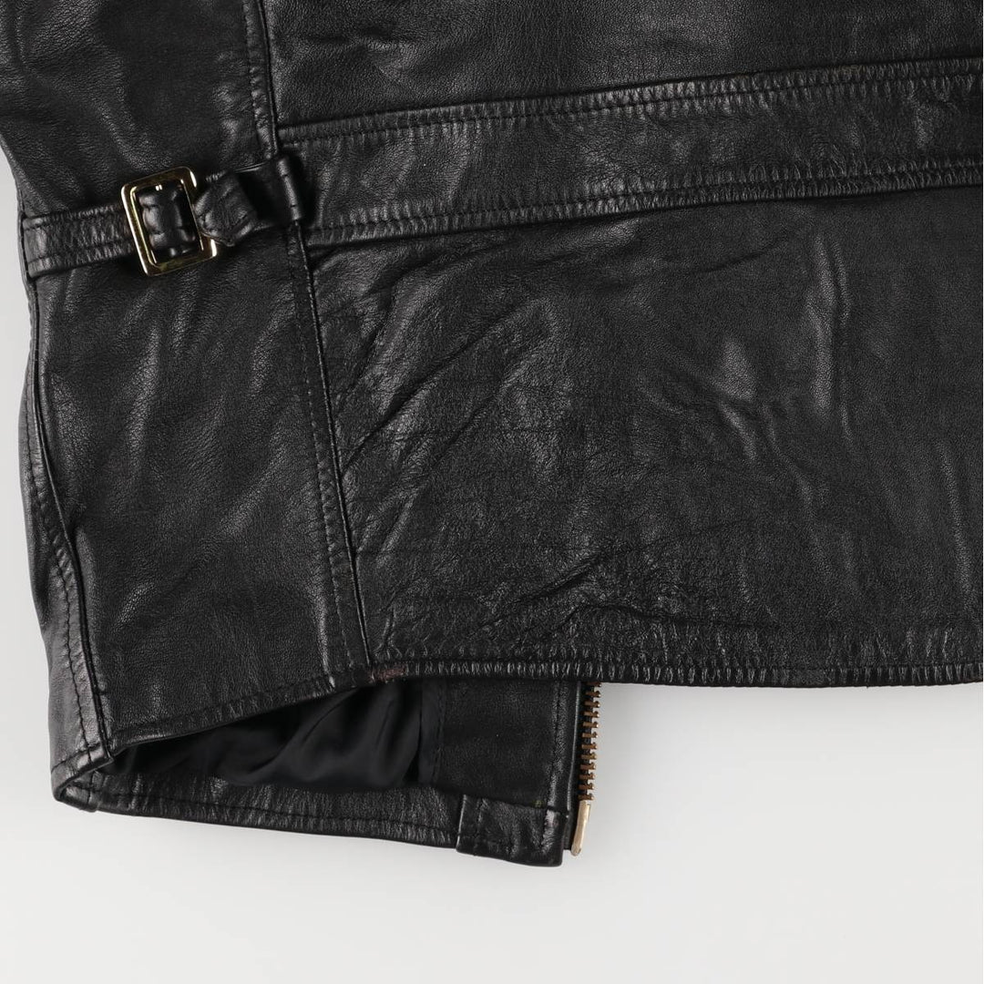 STEINMARK Vintage Single Rider Jacket, Men's Size M genuine leather black type Vintage Second Hand