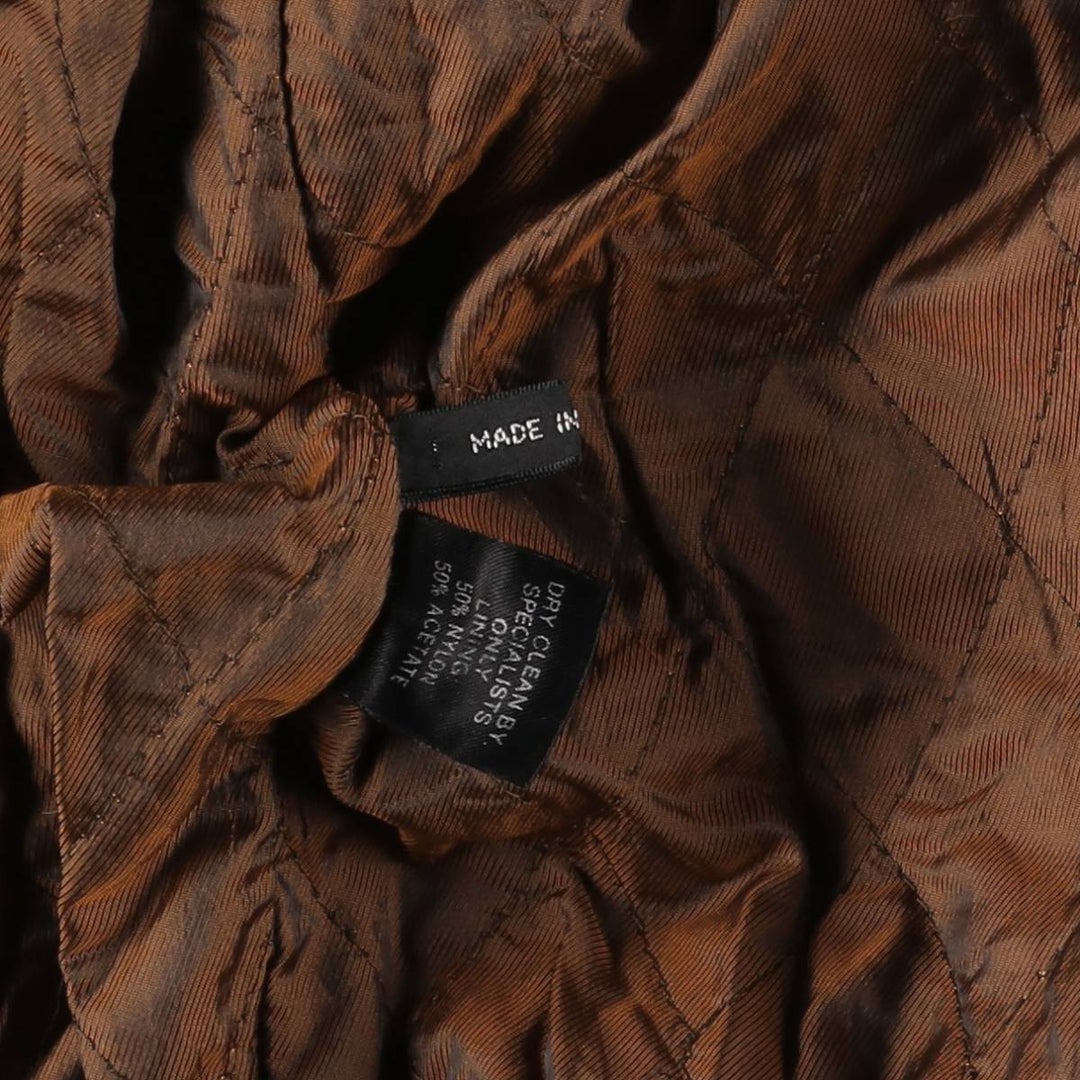 Vintage OAKLAND leather blouson, size M, men's genuine leather brown type Vintage Second Hand