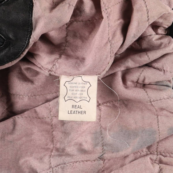 EASTWOOD Vintage Swing Top Padded Leather Blouson, Men's XL genuine leather black type Vintage Second Hand