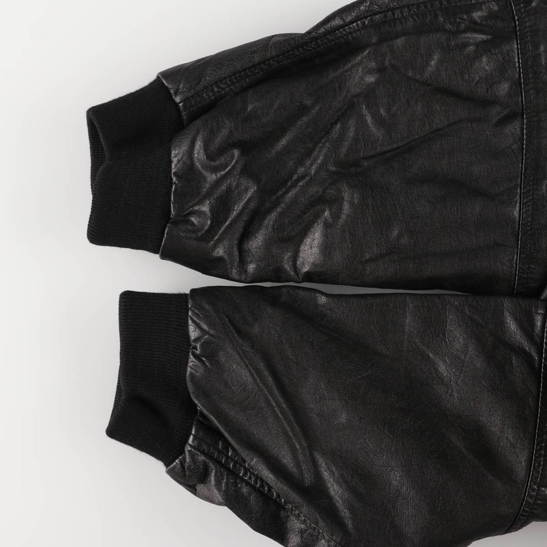 EASTWOOD Vintage Swing Top Padded Leather Blouson, Men's XL genuine leather black type Vintage Second Hand