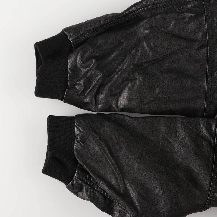 EASTWOOD Vintage Swing Top Padded Leather Blouson, Men's XL genuine leather black type Vintage Second Hand